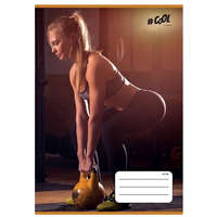 Sport COOL BY VICTORIA Fitness vonalas füzet (A5/21-32)