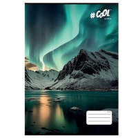 City COOL BY VICTORIA Sarki fény vonalas füzet (A4/87-32)