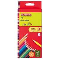 Herlitz Herlitz színesceruza/12 szín, Trio, háromszögletű, lakkozott hársfa