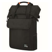 Herlitz Herlitz be.bag be.flexible iskolai hátizsák, Black/Fekete (30 liter)