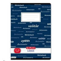 Herlitz Design szótárfüzet, A/5, Sötétkék - Herlitz