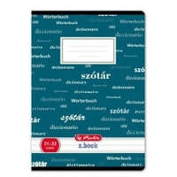 Herlitz Design szótárfüzet, A/5, Türkiz - Herlitz