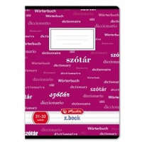 Herlitz Design szótárfüzet, A/5, Purple - Herlitz