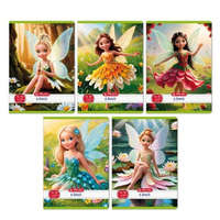 Herlitz Hercegnős Herlitz Fairy 1. osztályos vonalas füzet (A5/14-32) 1 db