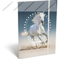 Lizzy Card Lovas/Blue Horse A/4 gumis dosszié