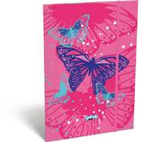 Ars Una Lollipop Pillangó/Butterfly Pink A/4 gumis dosszié
