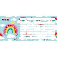  Lollipop - Szivárvány/Happy Rainbow órarend (18x8 cm)