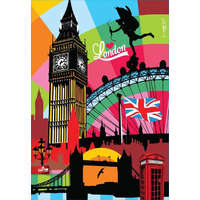 Egyéb Cities/Metropolis felsős vonalas füzet (vegyes minta), 40 lap, A/5 - MAR MAR