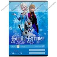 Egyéb Frozen/Jégvarázs - Family forever vonalas füzet, A5/21-32