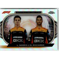 Topps 2022 Topps Chrome Formula 1 Racing Constructors Coalition #CC-MCL Lando Norris/Daniel Ricciardo