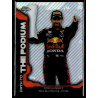 Topps 2021 Topps Chrome Formula 1 Racing Path to the Podium #PTP-SP Sergio Perez