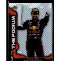 Topps 2021 Topps Chrome Formula 1 Racing Path to the Podium #PTP-SP Sergio Perez