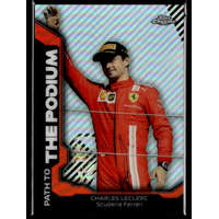 Topps 2021 Topps Chrome Formula 1 Racing Path to the Podium #PTP-CL Charles Leclerc
