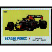 Topps 2021 Topps Chrome Formula 1 Racing 1961 Topps Sports Cars #T6-SP Sergio Perez