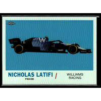 Topps 2021 Topps Chrome Formula 1 Racing 1961 Topps Sports Cars #T61-NL Nicholas Latifi