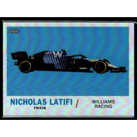 Topps 2021 Topps Chrome Formula 1 Racing 1961 Topps Sports Cars #T61-NL Nicholas Latifi