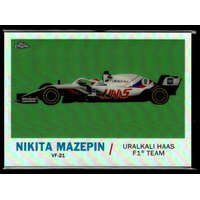 Topps 2021 Topps Chrome Formula 1 Racing 1961 Topps Sports Cars #T61-NM Nikita Mazepin