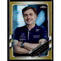 Topps 2021 Topps Chrome Formula 1 Racing Gold Refractor #90 Jost Capito 17/50