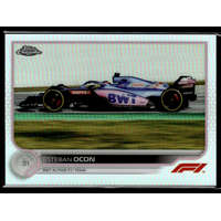 Topps 2022 Topps Chrome Formula 1 Racing F1 CARS Refractor #116 Esteban Ocon