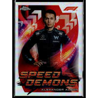 Topps 2022 Topps Chrome Formula 1 Racing Speed Demons #SD-AA Alexander Albon