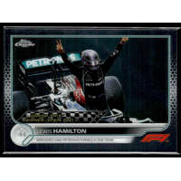 Topps 2022 Topps Chrome Formula 1 GRAND PRIX WINNERS #154 Lewis Hamilton