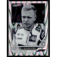 Topps 2022 Topps Chrome Formula 1 Black and White RayWave Refractors F1 DRIVERS #75 Kevin Magnussen