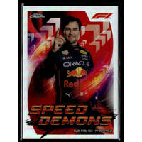 Topps 2022 Topps Chrome Formula 1 Speed Demons #SD-SP Sergio Perez