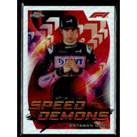 Topps 2022 Topps Chrome Formula 1 Speed Demons #31B Esteban Ocon