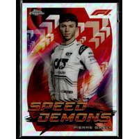 Topps 2022 Topps Chrome Formula 1 Speed Demons #44 Pierre Gasly