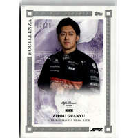 Topps 2023 Topps Eccellenza Formula 1 Purple #ZG Zhou Guanyu 23/25