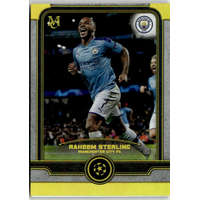 Topps 2019-20 Topps Museum Collection UEFA Champions League Gold #56 Raheem Sterling 01/50