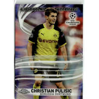 Topps 2017-18 Topps Chrome UEFA Champions League Lightning Strike #LS-CP Christian Pulisic