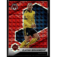 Panini 2021 Panini Mosaic Road to FIFA World Cup RED Mosaic Refractor #90 Zlatan Ibrahimovic