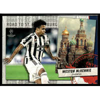 Topps 2021 Topps UEFA Champions League Road to St. Petersburg #RSP-08 Weston McKennie