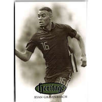 Futera 2021 Futera Unique World Football HERITAGE - Silver #HG098 Ryan Gravenberch 19/21