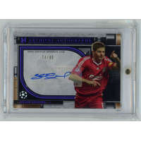 Topps 2021 Topps Museum Collection UEFA Champions League Archival Autographs Amethyst #AA-SG Steven Gerrard 74/99