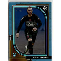 Topps 2021 Topps Museum Collection UEFA Champions League Sapphire #18 Sergio Ramos 57/75