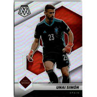 Panini 2021 Panini Mosaic Road to the FIFA World Cup Qatar Silver Prizm #126 Unai Simon