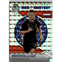 Panini 2021 Panini Mosaic Road to the FIFA World Cup Qatar International Men of Mastery Mosaic Prizm #10 Matthijs de Ligt