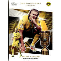 Topps 2021 Topps Borussia Dortmund Trading Cards Set DFB Pokal Cup #CUP-3 Ering Haaland