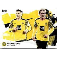 Topps 2021 Topps Borussia Dortmund Trading Cards Set Duo #DUO-RB Marco Reus/Julian Brandt