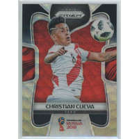Panini 2017-18 Panini Prizm World Cup Soccer Base Black Gold Wave #295 Christian Cueva