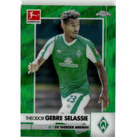 Topps 2020-21 Topps Chrome Bundesliga Green Wave Refractor #24 Theodor Gebre Selassie 77/99
