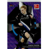 Topps 2020-21 Topps Finest Bundesliga Purple Wave Refractor #19 Amos Pieper 011/250