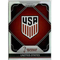Topps 2022 Panini Prizm World Cup Team Badges Silver #28 United States