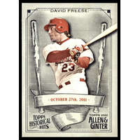 Topps 2021-22 Topps Allen and Ginter Historical Hits #HH-41 David Freese