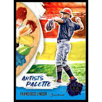 Panini 2020-2021 Panini Diamond Kings Artist&#039;s Palette #AP-4 Francisco Lindor