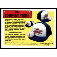 Topps 1990-1991 Topps Company Store #NNO Baseball Cap Offer