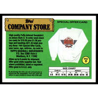 Topps 1990-1991 Topps Company Store #NNO Baseball Sweatshirts Offer