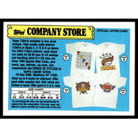 Topps 1990-1991 Topps Company Store #NNO Baseball T-Shirt Offer